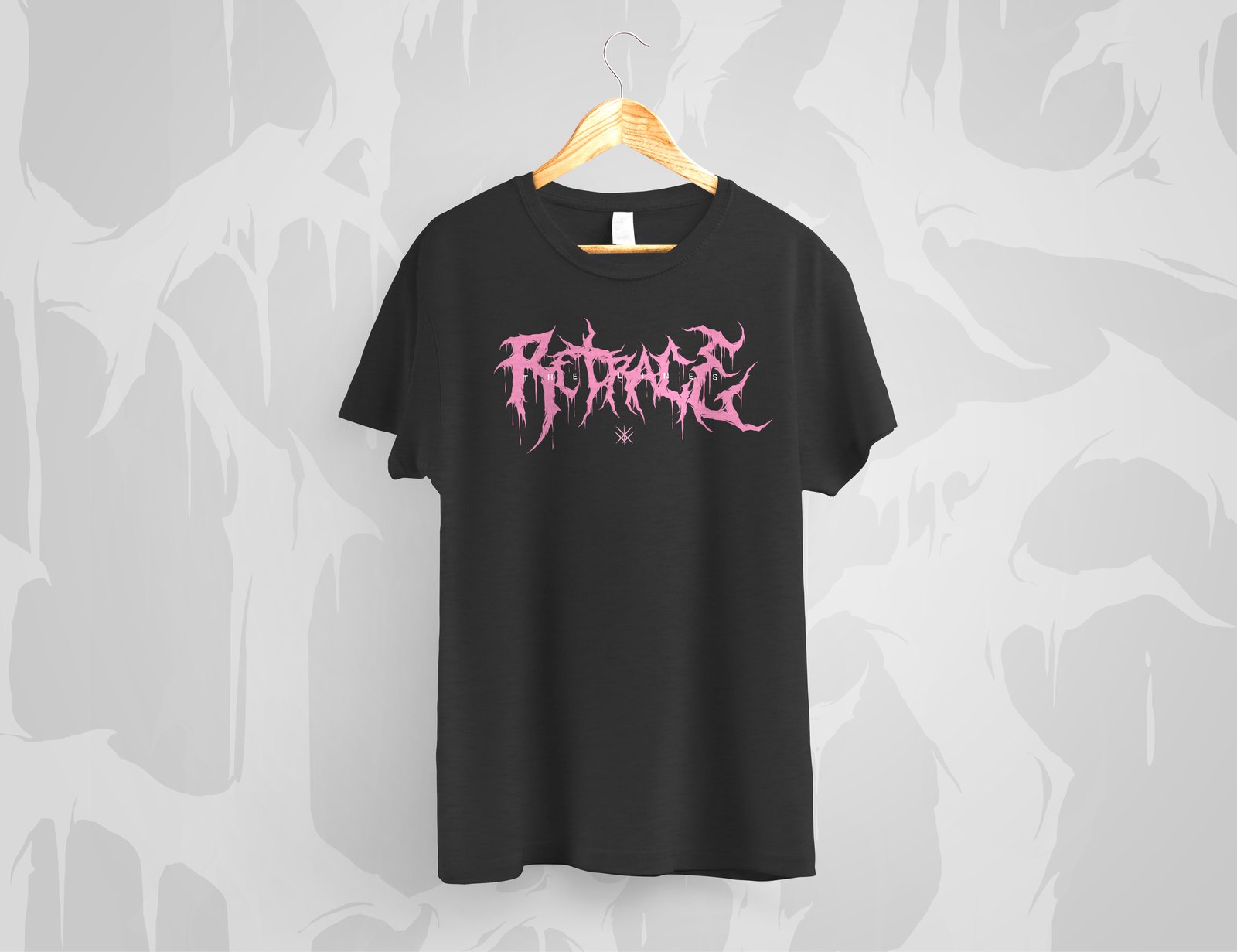 "Gothic Logo" Black T-Shirt