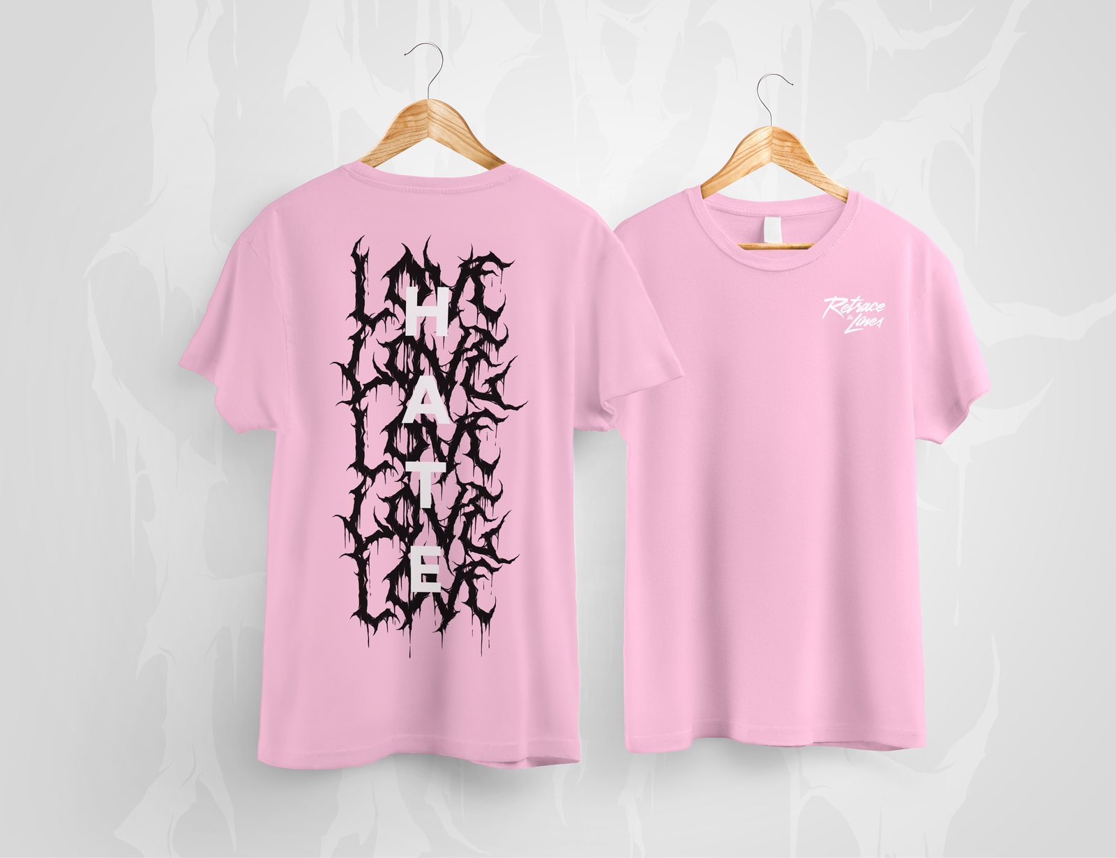 "Pink Type" T-Shirt