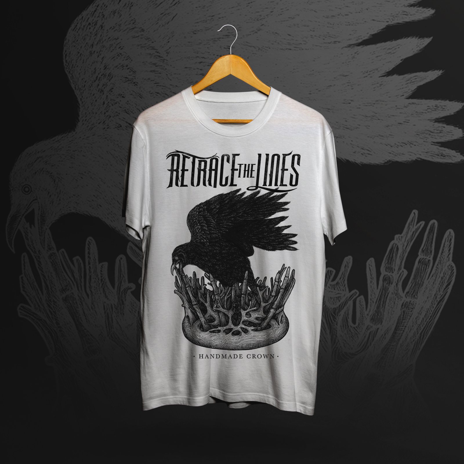 "Crow" Grey T-Shirt