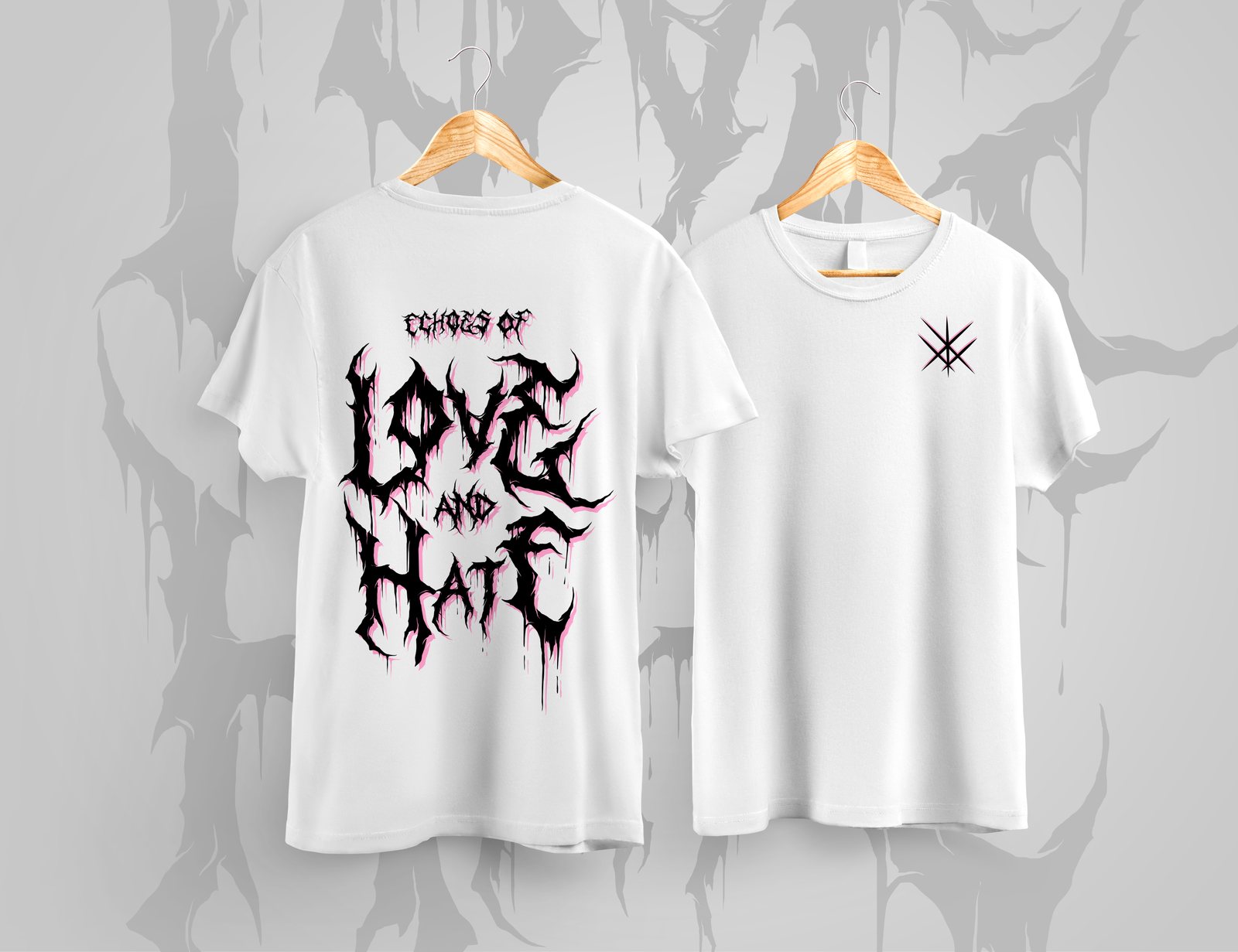 "Love Hate" White T-Shirt